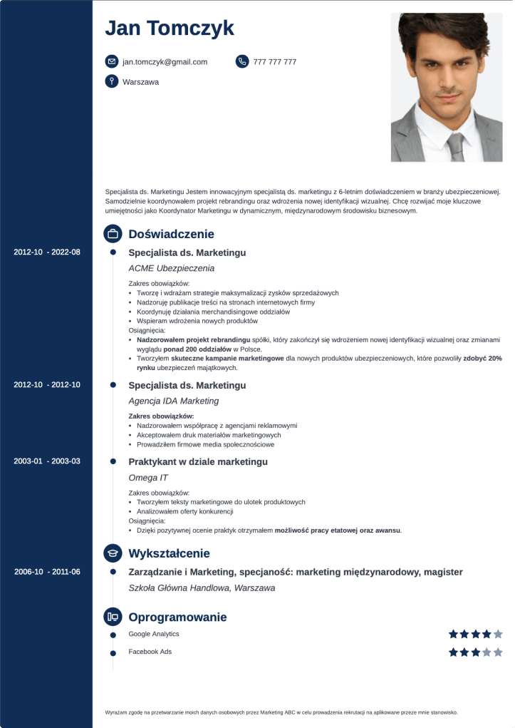 CV online Concept