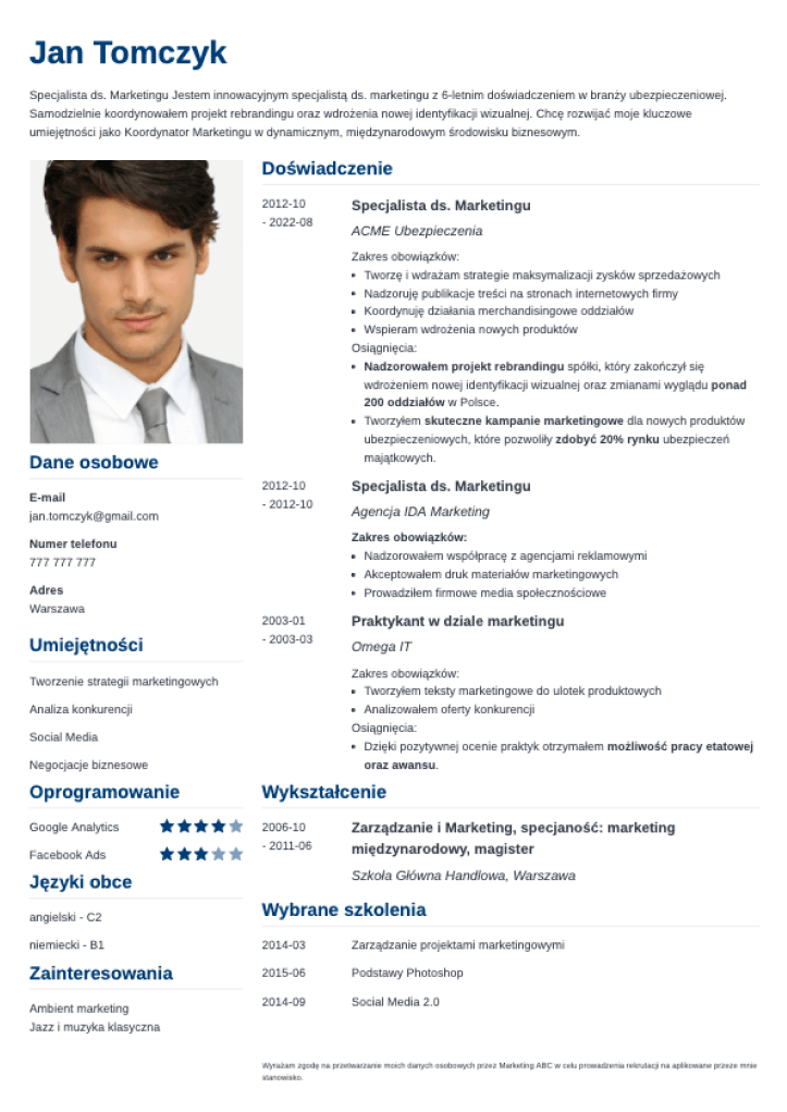 CV online Simple