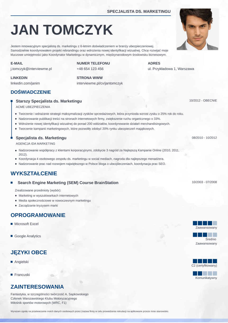 szablon CV Ceramica